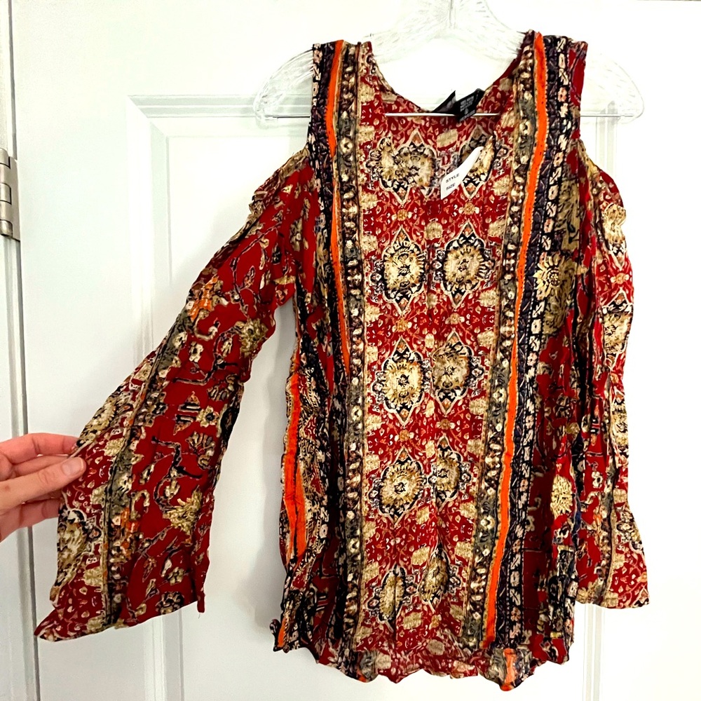 Boho Floral Top